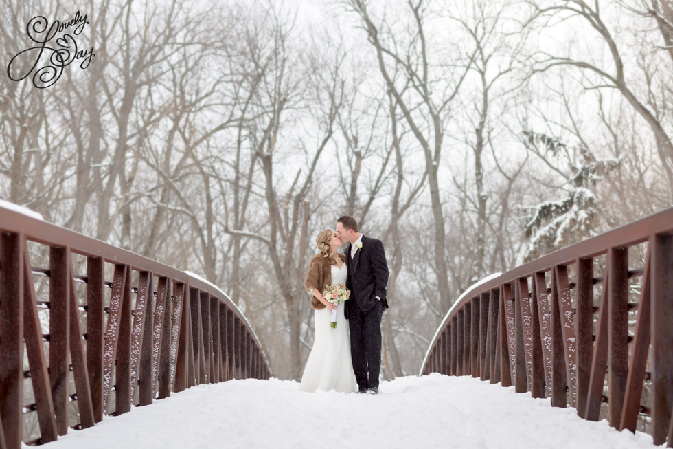 Winter wedding in Buffalo New York