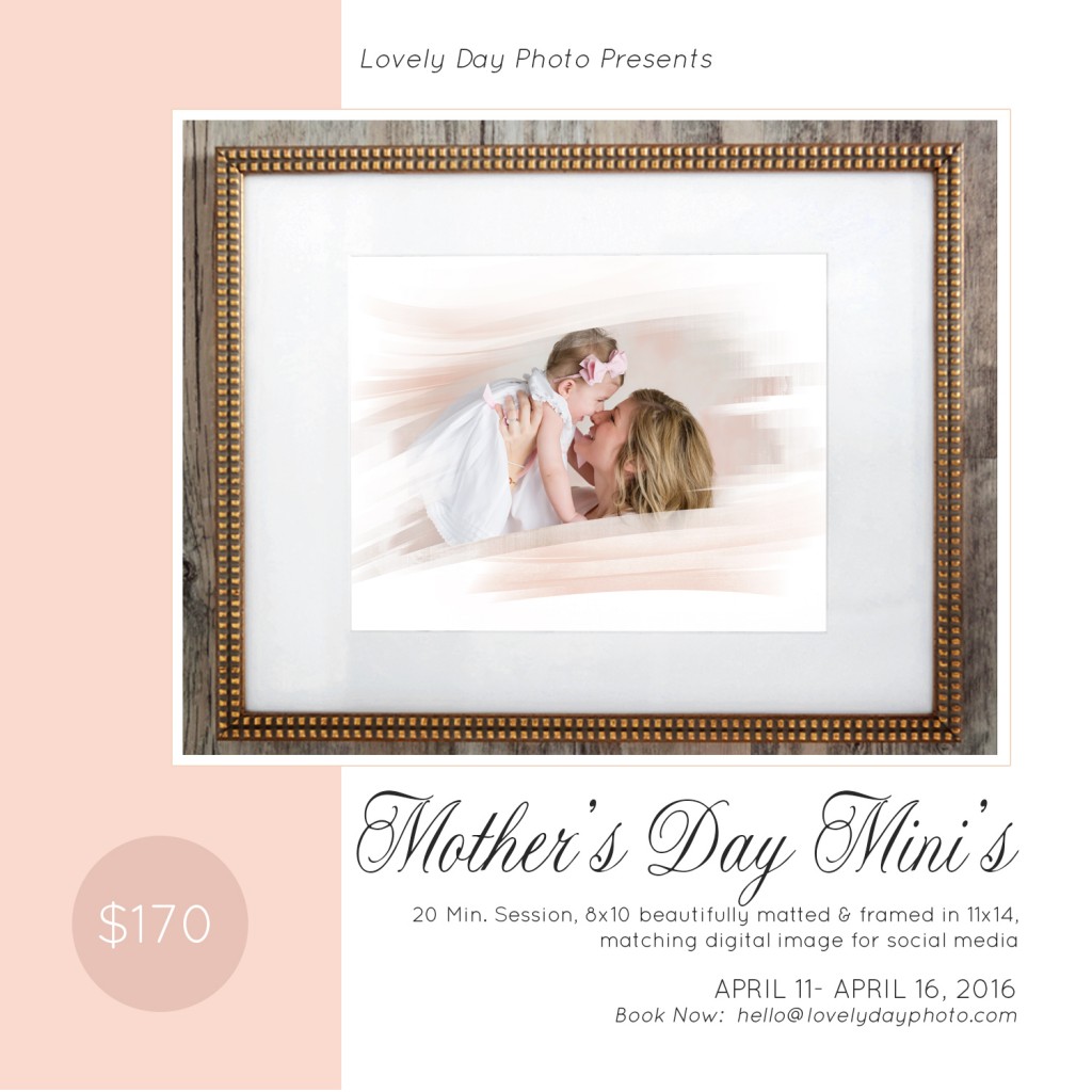 Mother's Day Portrait Sessions